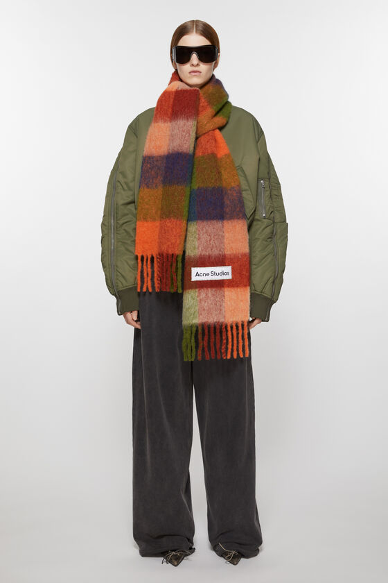 (image for) Fashionable Mohair checked scarf